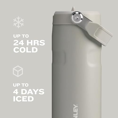 STANLEY ICEFLOW FLIP STRAW 2.0 50OZ INSULATED STAINLESS STEEL WATER BOTTLE, NAVY, BPA-FREE