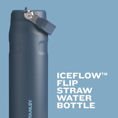 STANLEY ICEFLOW FLIP STRAW 2.0 16OZ INSULATED STAINLESS STEEL WATER BOTTLE LEAK-PROOF, BPA-FREE