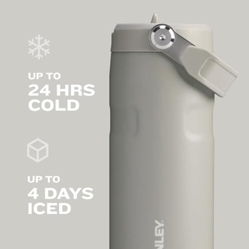 STANLEY ICEFLOW FLIP STRAW 2.0 16OZ INSULATED STAINLESS STEEL WATER BOTTLE LEAK-PROOF, BPA-FREE