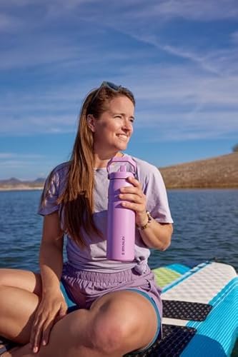 STANLEY ICEFLOW FLIP STRAW 2.0 16OZ INSULATED STAINLESS STEEL WATER BOTTLE LEAK-PROOF, BPA-FREE