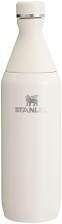 STANLEY ALL DAY SLIM 20OZ INSULATED STAINLESS STEEL WATER BOTTLE LEAKPROOF, BPA-FREE CREAM