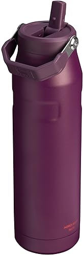 STANLEY ICEFLOW FLIP STRAW 36OZ WATER BOTTLE INSULATED STAINLESS STEEL, LEAK-RESISTANT, BPA-FREE