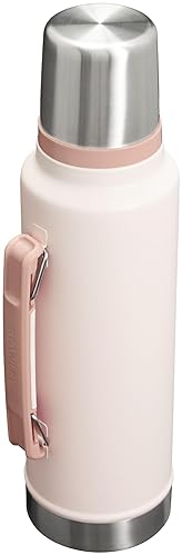 STANLEY CLASSIC 1.5QT INSULATED VACUUM BOTTLE ROSE QUARTZ LEAKPROOF, WIDE MOUTH, BPA-FREE
