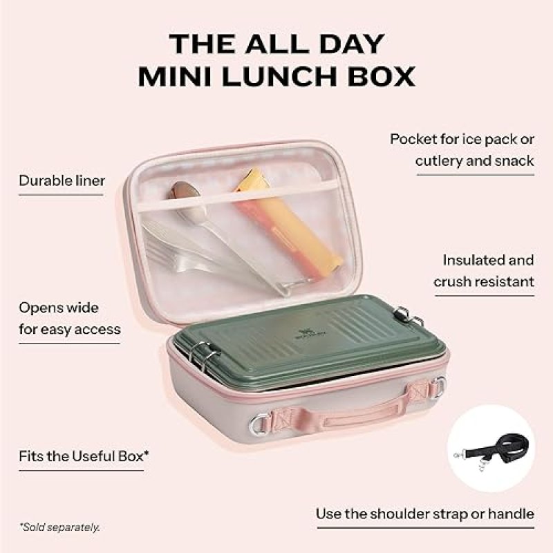 STANLEY ROSE QUARTZ 4.2-QUART ALL DAY MINI LUNCH BOX INSULATED, CRUSH-RESISTANT, BPA-FREE