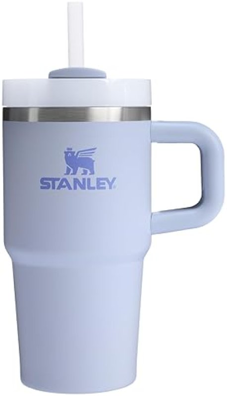 STANLEY QUENCHER 20OZ INSULATED STAINLESS STEEL TUMBLER WITH HANDLE, STRAW 3-POSITION LID