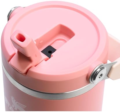 STANLEY ICEFLOW 2.0 30OZ PINK MESA INSULATED STAINLESS STEEL TUMBLER WITH FLIP STRAW HANDLE