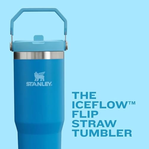 STANLEY ICEFLOW 2.0 30OZ INSULATED STAINLESS STEEL TUMBLER WITH FLIP STRAW LEAKPROOF LID