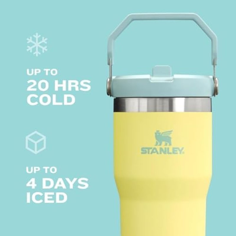STANLEY ICEFLOW 2.0 30OZ INSULATED STAINLESS STEEL TUMBLER WITH FLIP STRAW LEAKPROOF LID