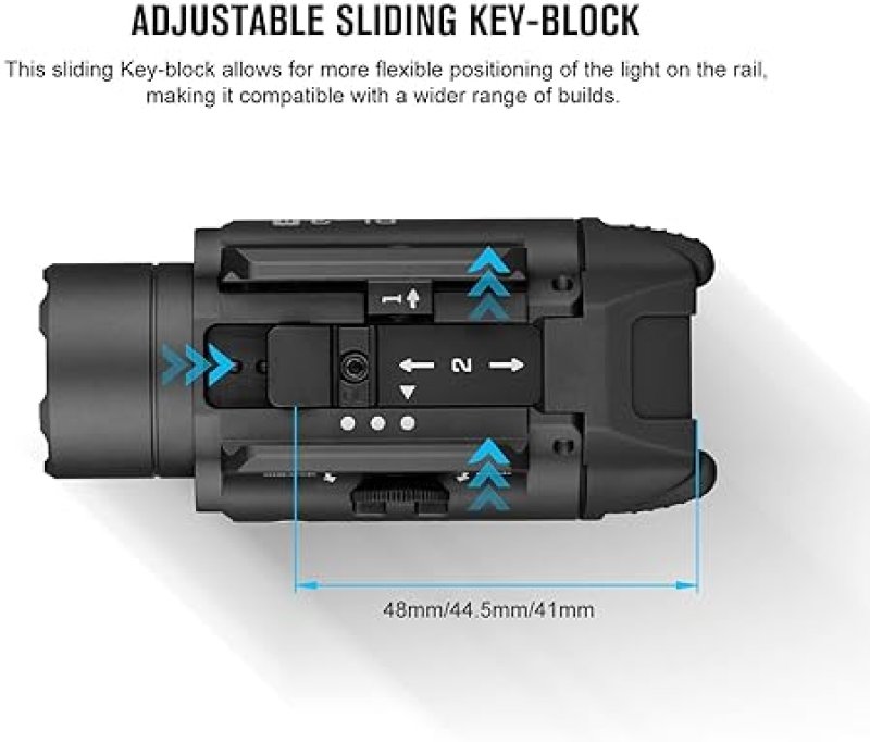 OLIGHT PL-3R VALKYRIE 1500 LUMEN RECHARGEABLE TACTICAL LED WEAPON LIGHT FOR 1913 PICATINNY RAIL
