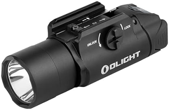 OLIGHT PL TURBO 800-LUMEN TACTICAL FLASHLIGHT, 515M LONG-RANGE, RAIL-MOUNTED FOR PICATINNY GL RAILS