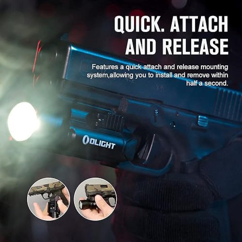 OLIGHT PL-PRO VALKYRIE 1500 LUMEN RECHARGEABLE TACTICAL WEAPONLIGHT WITH RAIL MOUNT STROBE