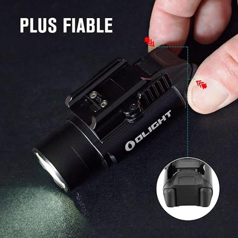 OLIGHT PL-PRO VALKYRIE 1500 LUMEN RECHARGEABLE TACTICAL WEAPONLIGHT WITH RAIL MOUNT STROBE
