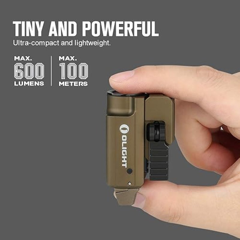 OLIGHT PL-MINI 2 VALKYRIE 600 LUMENS USB RECHARGEABLE COMPACT HUNTING FLASHLIGHT WITH RAIL