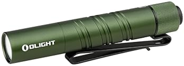 OLIGHT I3T 2 EOS 200 LUMEN COMPACT EDC FLASHLIGHT WITH DUAL-OUTPUT TAIL SWITCH OD GREEN