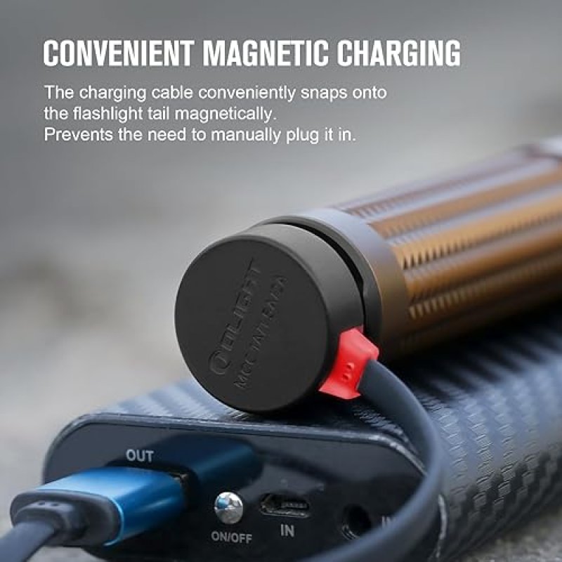 OLIGHT WARRIOR MINI3 1750L RECHARGEABLE TACTICAL FLASHLIGHT WITH DUAL SWITCH PROXIMITY SENSOR