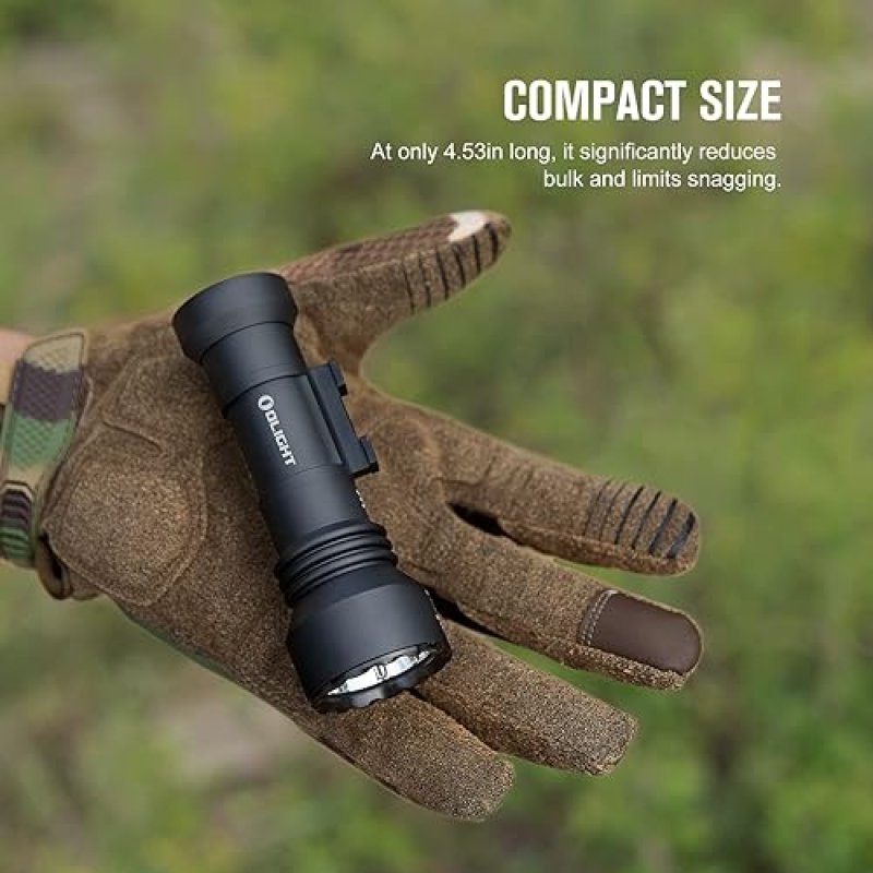 OLIGHT JAVELOT TAC M 1000 LUMEN RECHARGEABLE TACTICAL FLASHLIGHT WITH MLOK RAIL MOUNT REMOTE SWITCH