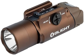 OLIGHT PL TURBO 800-LUMEN TACTICAL FLASHLIGHT, 515M LONG-RANGE RAIL-MOUNTED LIGHT WITH STROBE