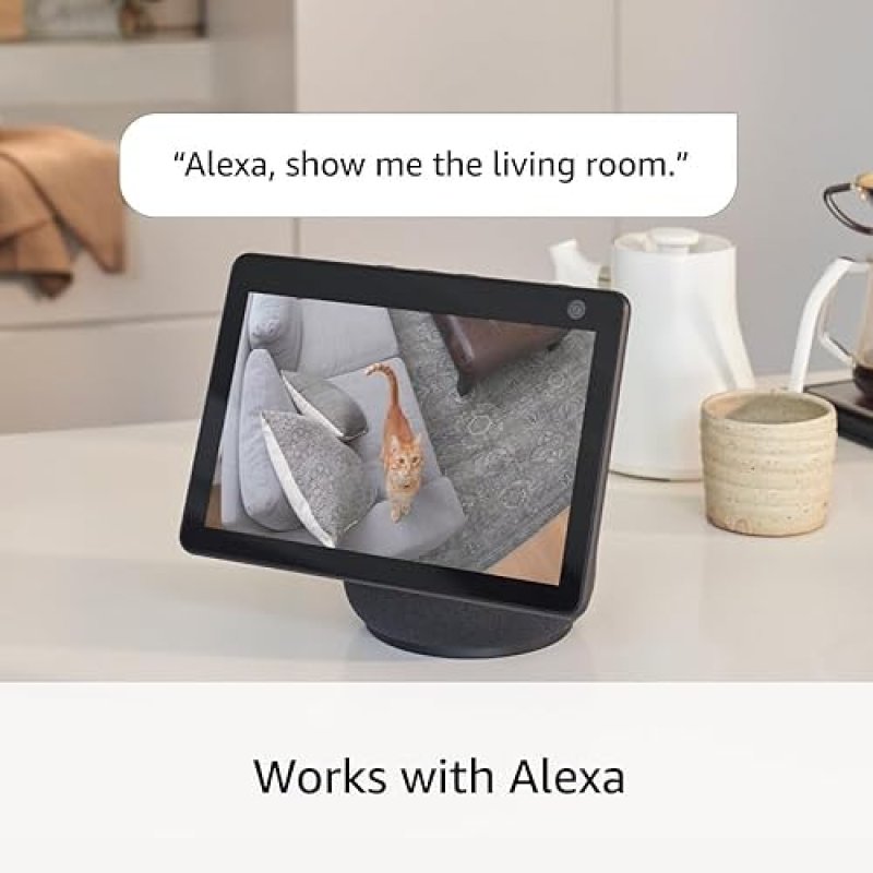 RING PAN-TILT INDOOR SECURITY CAMERA 360 HD VIDEO TWO-WAY TALK WHITE 2024 MODEL