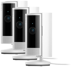 RING INDOOR SECURITY CAMERA 3-PACK, 1080P HD VIDEO, WHITE LATEST MODEL FOR HOME BUSINESS
