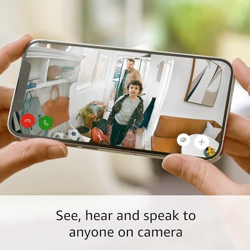 RING INDOOR SECURITY CAMERAS 3-PACK, 1080P HD VIDEO, WHITE LATEST MODEL FOR HOME BUSINESS
