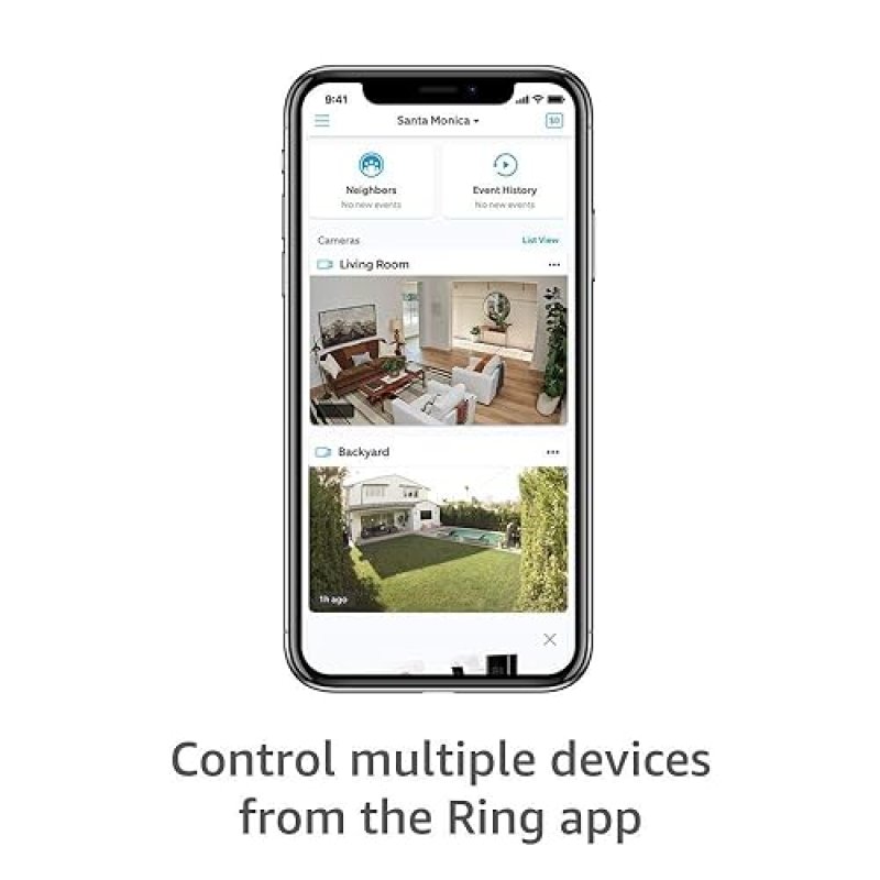 RING STICK UP CAM 3-PACK WHITE WEATHER-RESISTANT OUTDOOR SECURITY CAMERA WITH COLOR NIGHT VISION, TW