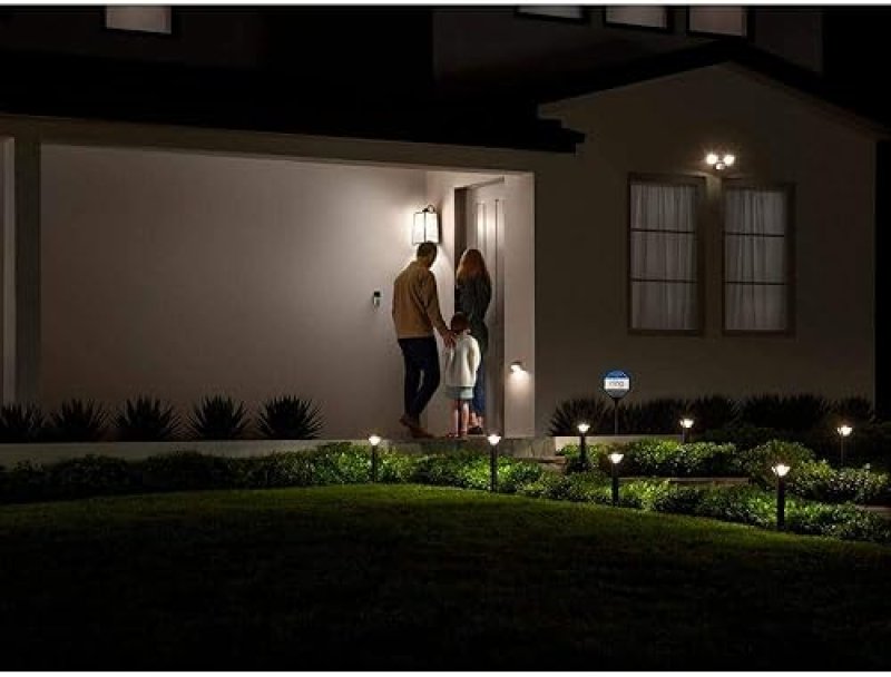 RING ECHO 4TH GEN GLACIER WHITE BUNDLE WITH RING A19 SMART LED BULB SMART HOME SPEAKER KIT