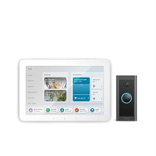 ECHO HUB BUNDLE WITH RING VIDEO DOORBELL WIRED SMART HOME SECURITY AND CONTROL SYSTEM