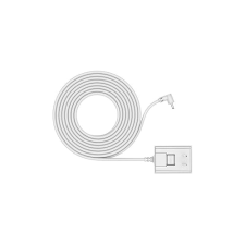 RING WHITE INDOOR OUTDOOR POWER ADAPTER WITH BARREL PLUG FOR RING STICK UP CAM PLUG-IN