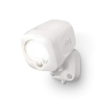 RING SMART OUTDOOR SPOTLIGHT BATTERY-POWERED MOTION SENSOR SECURITY LIGHT, WHITE, BRIDGE NEEDED