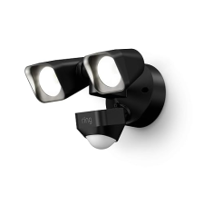RING SMART OUTDOOR FLOODLIGHT WIRED MOTION SENSOR SECURITY LIGHT, BLACK BRIDGE REQUIRED