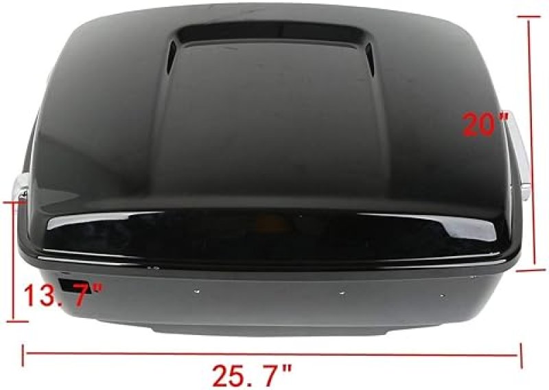 TCMT MOTORCYCLE TRUNK BOX BACKREST LUGGAGE RACK SPEAKER MOUNT FOR HARLEY 2014-2025 TOURING