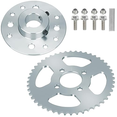 YOXUFA 48T GO KART SPROCKET HUB 1 BORE 1 4 KEYWAY FOR PREDATOR 212CC 6.5HP ENGINE