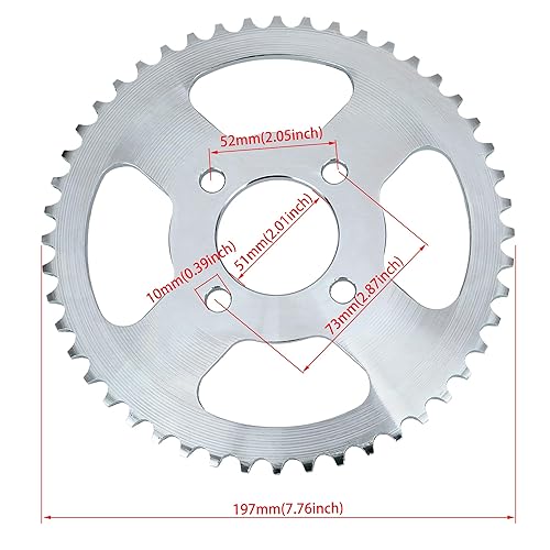 YOXUFA 48T GO KART SPROCKET HUB 1 BORE 1 4 KEYWAY FOR PREDATOR 212CC 6.5HP ENGINE