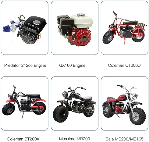 YOXUFA VM22 CARBURETOR FOR PREDATOR 212CC 6.5HP ENGINE MINI BIKE GO KART REPLACEMENT PARTS