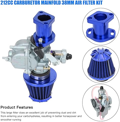 YOXUFA VM22 CARBURETOR FOR PREDATOR 212CC 6.5HP ENGINE MINI BIKE GO KART REPLACEMENT PARTS