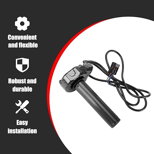 JXMOTOMG SURRON CARBON FIBER THROTTLE GRIP KIT WITH CABLE FOR SUR-RON ELECTRIC DIRT BIKES X X160 X260