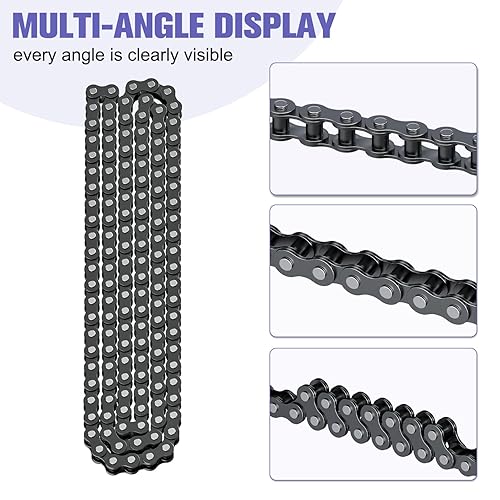CILOYU MINI BIKE CHAIN TENSIONER ADJUSTER WITH 35-LINK CHAIN FOR BAJA DOODLEBUG PREDATOR 79-100CC