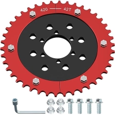 CILOYU 420 42 TOOTH MINI BIKE SPLIT SPROCKET HUB ADAPTER COMPATIBLE WITH COLEMAN CT200U BT200X