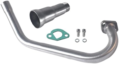 YUECANG 3-STAGE EXHAUST HEADER PIPE FOR COLEMAN CT200U BT200X 212CC 196CC 6.5HP GO KART MINI BIKE