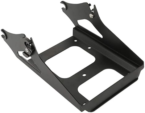 TCMT BLACK DETACHABLE TWO-UP LUGGAGE RACK WITH 4-POINT DOCKING FOR 2009-2013 HARLEY TOURING