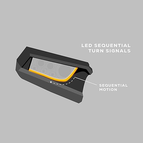 WD ELECTRONICS CAN AM COMMANDER 2021 SEQUENTIAL LED TURN SIGNAL KIT STREET LEGAL, EASY PLUG PLAY INSTALL