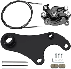 CILOYU MINI BIKE REAR BRAKE CALIPER BRACKET CABLE KIT FOR MONSTER MOTO 80CC 105CC POWERSPORTS