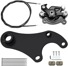 CILOYU MINI BIKE REAR BRAKE CALIPER BRACKET CABLE KIT FOR MONSTER MOTO 80CC 105CC POWERSPORTS