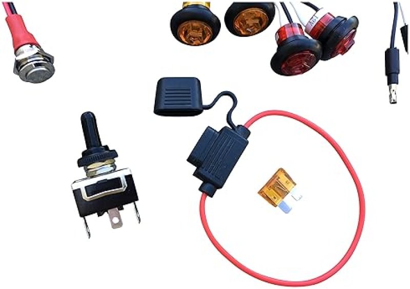 WC ELECTRONICS DIY STREET LEGAL TURN SIGNAL KIT FOR UTV ATV FITS POLARIS, CAN-AM, YAMAHA, HONDA MORE