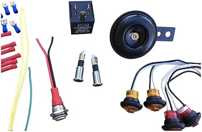 WC ELECTRONICS DIY STREET LEGAL TURN SIGNAL KIT FOR UTV ATV FITS POLARIS, CAN-AM, YAMAHA, HONDA MORE