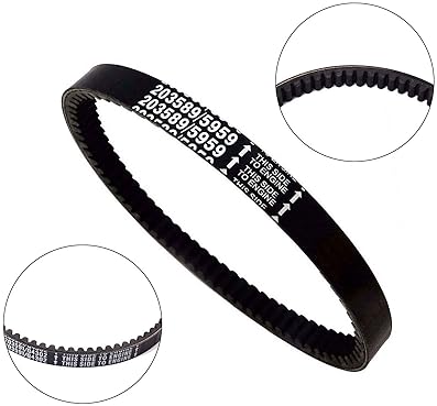 BLACKHORSE-RACING 3PCS 30 SERIES GO KART DRIVE BELT REPLACEMENT FOR MANCO 5959 COMET 203589