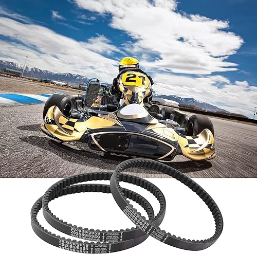 BLACKHORSE-RACING 3PCS 30 SERIES GO KART DRIVE BELT REPLACEMENT FOR MANCO 5959 COMET 203589