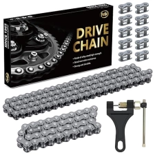 FVRITO 420 DRIVE CHAIN FOR MINI BIKE COLEMAN CT200U BT200X BAJA WARRIOR 42 90 LINK ROLLER CHAIN