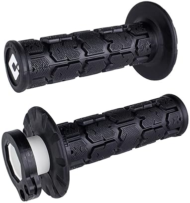 ODI ROGUE MX BLACK LOCK-ON MOTOCROSS GRIP SET DURABLE, NON-SLIP HANDLEBAR GRIPS