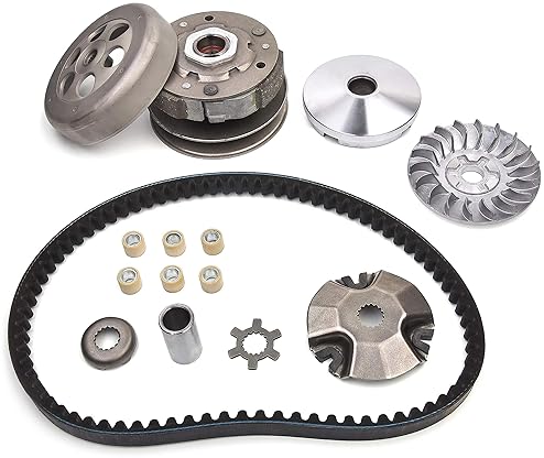 JIAYAN POLARIS ATV TRANSMISSION REBUILD KIT - CLUTCH, VARIATOR, DRIVE BELT ROLLERS INCLUDED
